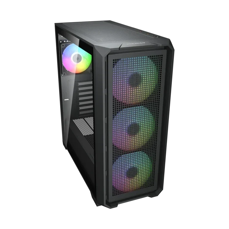 COUGAR MX600 Air Black ATX Mid Tower Cabinet (CGR-25C9B-RGB) – TechCure India
