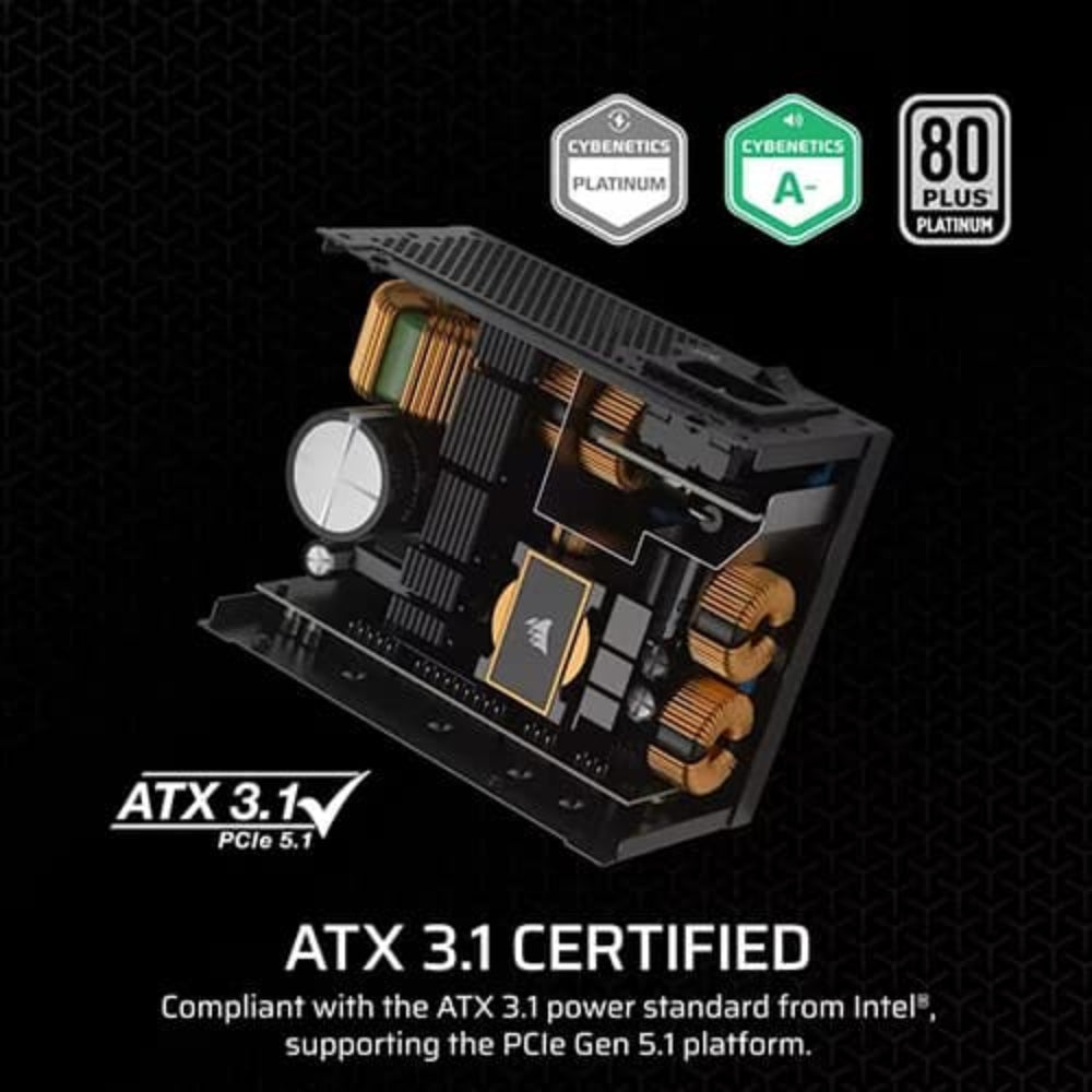 CORSAIR SF850 850W 80+ Platinum Fully Modular ATX 3.1 SFX Power Supply - 4