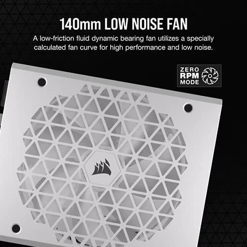 CORSAIR RM1000x Shift 1000W 80+ Gold ATX 3.1 Fully Modular Power Supply ( White ) - 5