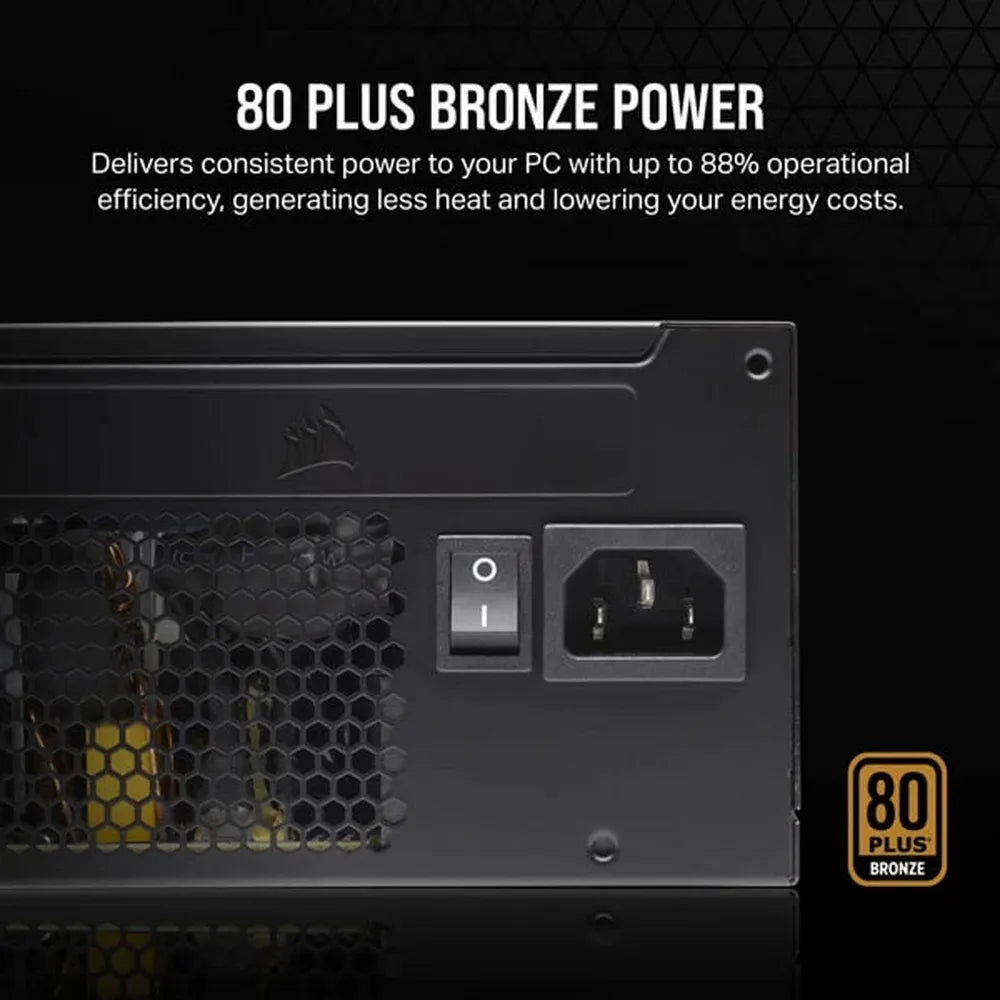 CORSAIR CX650 650W 80 + Bronze non Modular ATX 2.0 Power Supply – TechCure India