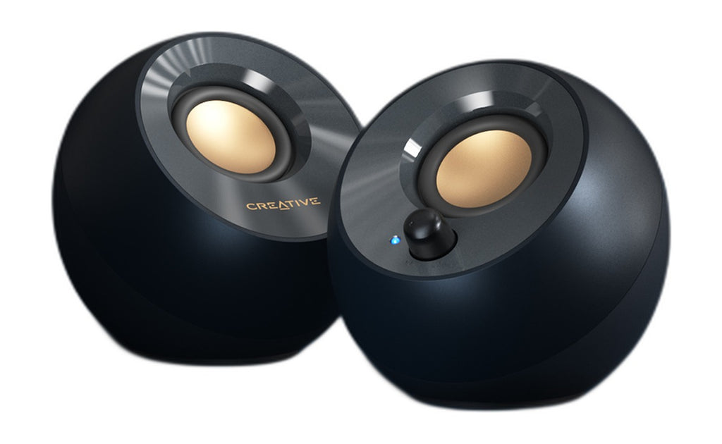 Creative Pebble V2 - 2.0 USB-C Powered Desktop Speakers - Black – TechCure India