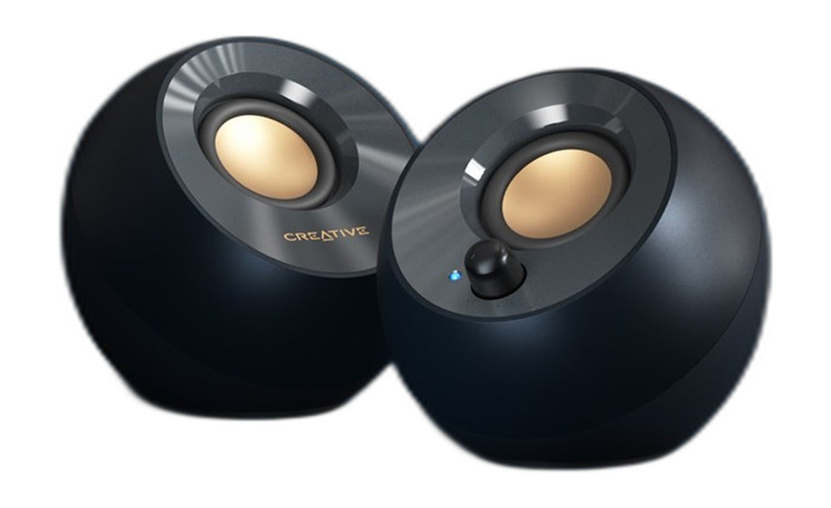 Creative Pebble V2 - 2.0 USB-C Powered Desktop Speakers - Black – TechCure India