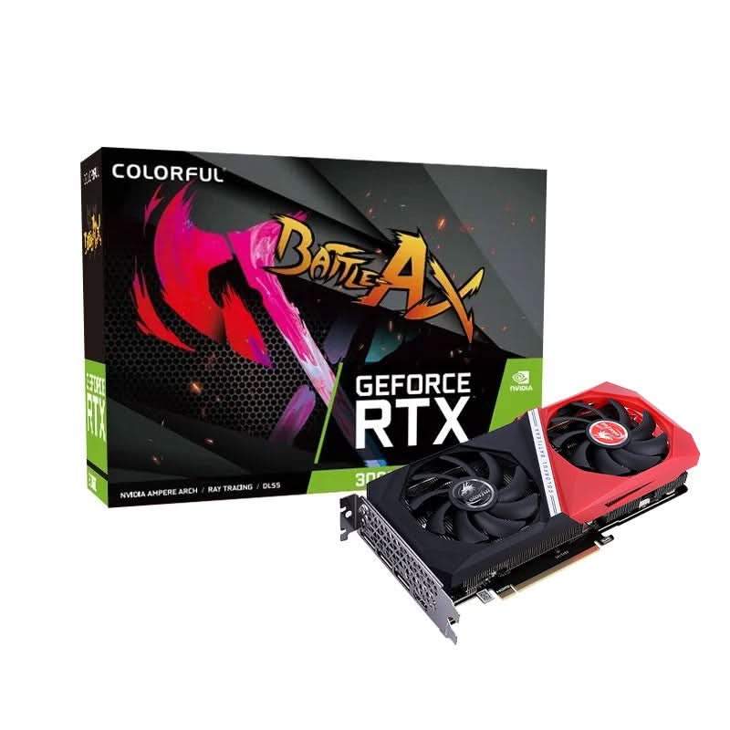 COLORFUL GEFORCE RTX 3050 8GB BATTLE AX DUO GRAPHIC CARD – TechCure India