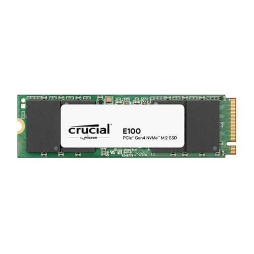 CRUCIAL E100 480GB M.2 NVMe Gen4 Solid State Drive ( SSD ) – TechCure India
