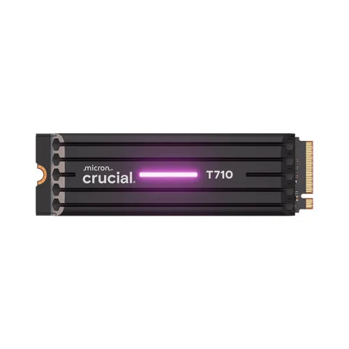 Crucial T710 1TB NVMe Gen5 SSD with Heatsink