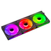 ANT ESPORTS Crystaflow 120mm ARGB Cabinet Fan (Triple Pack) ( Black ) - 4