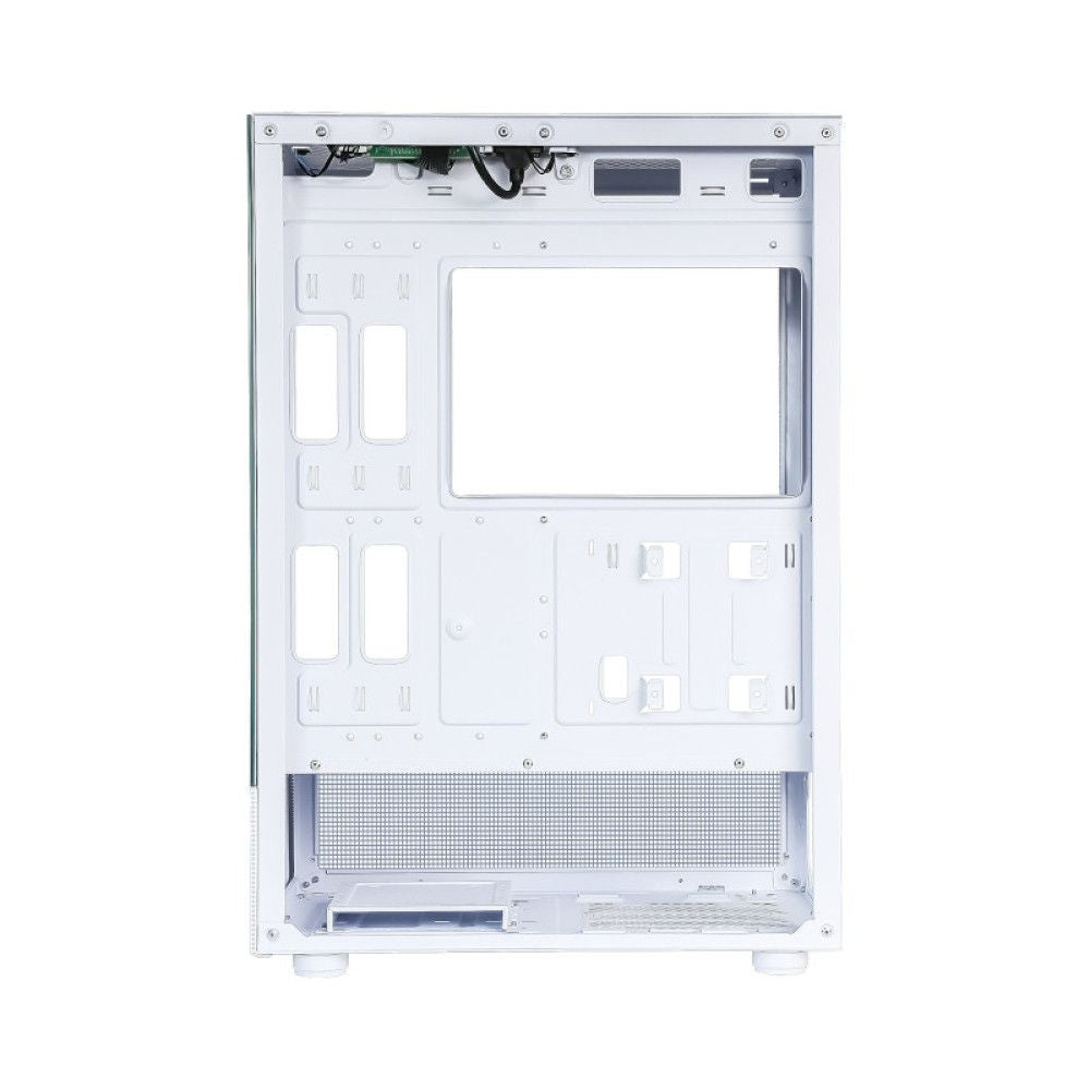 ANT ESPORTS Crystal X2 ARGB ATX Mid Tower Cabinet (White) - 4
