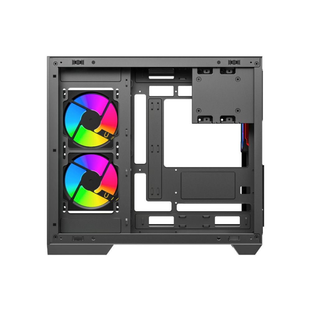 ANT ESPORTS Crystal X4 ARGB ATX Mini Tower Cabinet (Grey) - 4