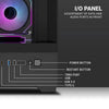 ANTESPORTS Crystal X6 Lite ARGB EATX Mid Tower Cabinet ( Black ) - 2