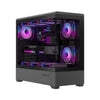 ANTESPORTS Crystal X6 Lite ARGB EATX Mid Tower Cabinet ( Black )