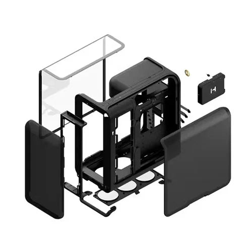 HYTE X50 PITCH BLACK CABINET – TechCure India