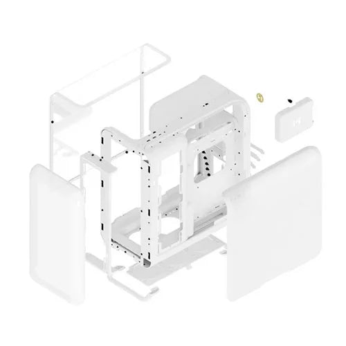 HYTE X50 SNOW WHITE CABINET – TechCure India