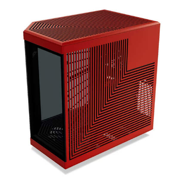 HYTE Y70 TOUCH INFINITE DUAL CHAMBER ATX MID-TOWER CABINET RED-BLACK (CS-HYTE-Y70TI-RB) – TechCure India