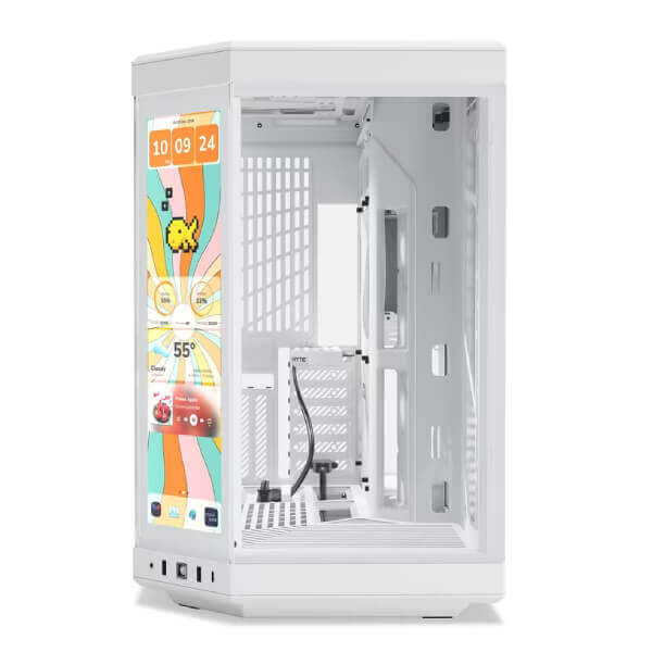 HYTE Y70 TOUCH INFINITE (E-ATX) MID TOWER CABINET (SNOW WHITE) CS-HYTE-Y70TI-WW – TechCure India