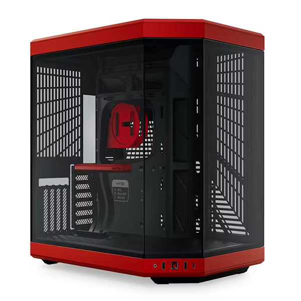 HYTE Y70 (E-ATX) MID TOWER CABINET (BLACK AND RED) CS-HYTE-Y70-BR – TechCure India