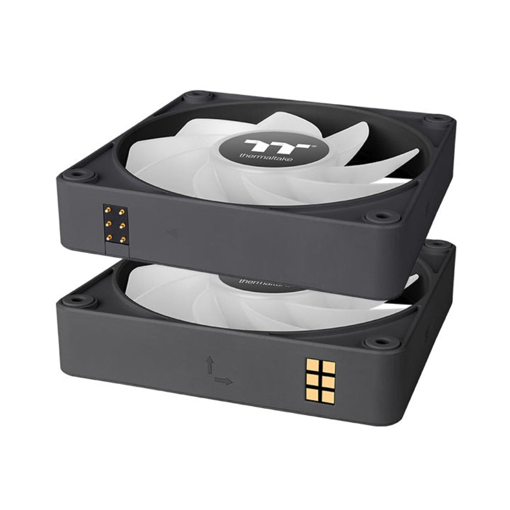 THERMALTAKE CT120 EX 120mm Reverse Blade ARGB Sync Cabinet Fan ( Black ) ( Triple Pack ) – TechCure India