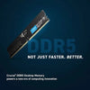 CRUCIAL 16GB ( 16GBx1 ) 4800MHz DDR5 RAM ( CL40 ) - 5