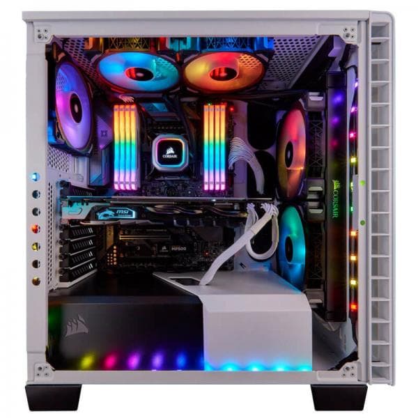 CORSAIR H115i RGB Platinum 280mm CPU Liquid Cooler (Black) - 2