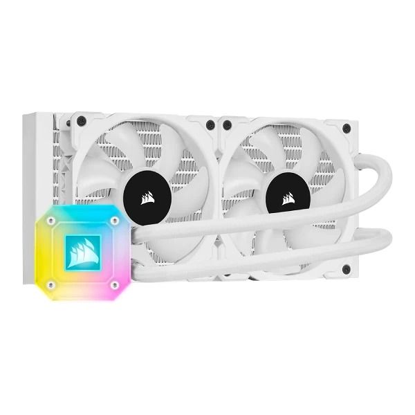 Corsair ICUE H100i Elite Capellix CPU Liquid Cooler (White) – TechCure India