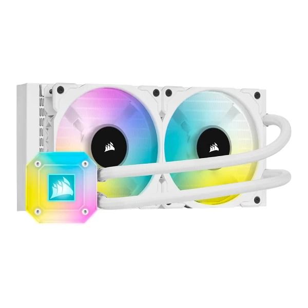 Corsair ICUE H100i Elite Capellix CPU Liquid Cooler (White) – TechCure India