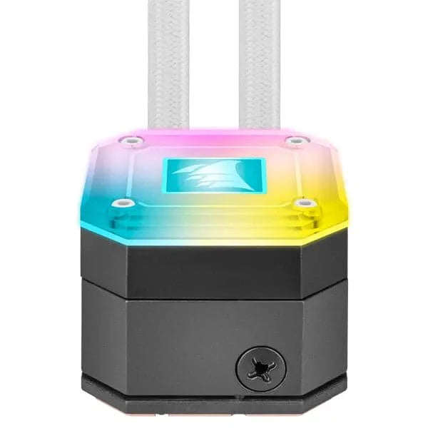 CORSAIR ICUE H150i Elite Capelllix 360mm CPU Liquid Cooler (White) - 6