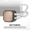 CORSAIR iCUE H150i Elite Capellix XT RGB 360mm CPU Liquid Cooler (White) - 5