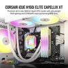 CORSAIR iCUE H150i Elite Capellix XT RGB 360mm CPU Liquid Cooler (White) - 4