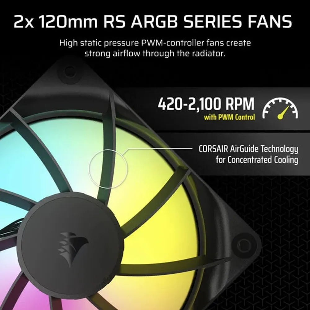 CORSAIR Nautilus RS ARGB 240mm CPU Liquid Cooler (Black) – TechCure India