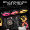 CORSAIR Nautilus RS ARGB 360mm CPU Liquid Cooler (Black) - 2
