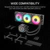 CORSAIR Nautilus RS ARGB 360mm CPU Liquid Cooler (Black) - 5