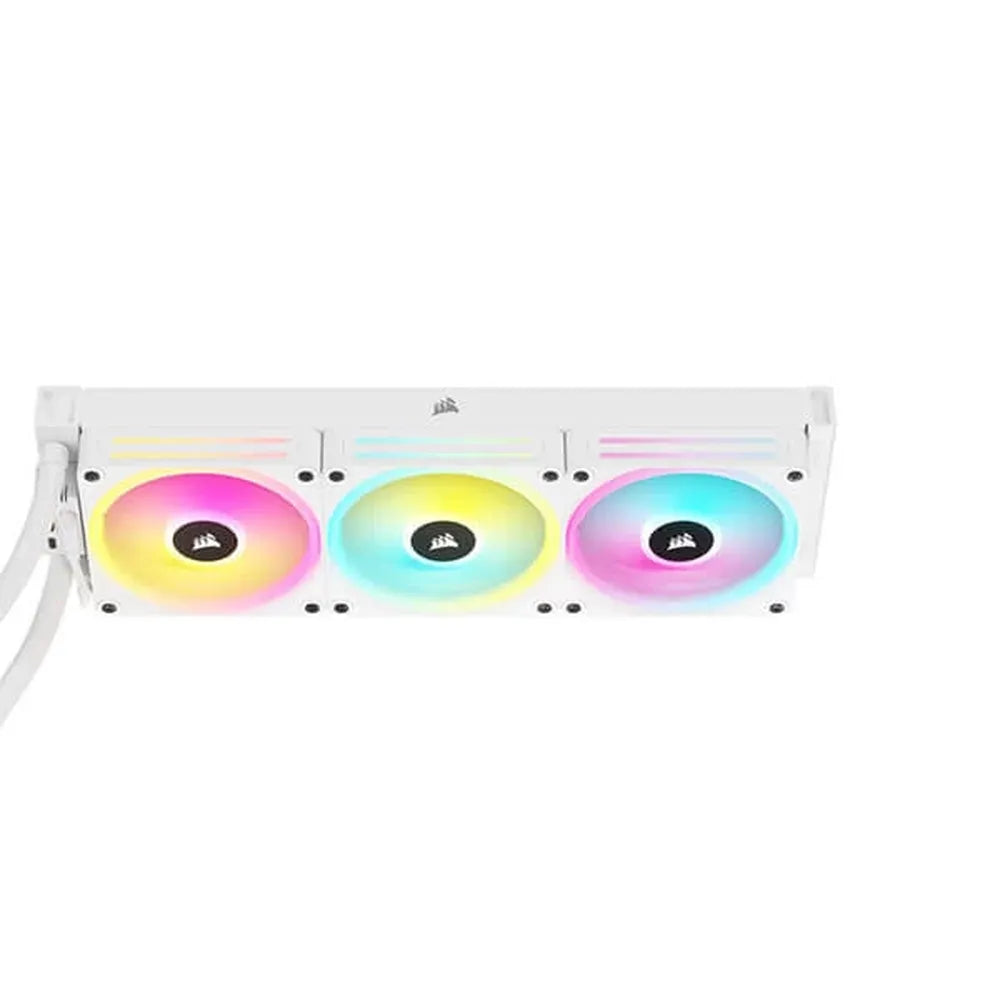 CORSAIR ICUE Link H150i 360mm RGB CPU Liquid Cooler (White) - 3