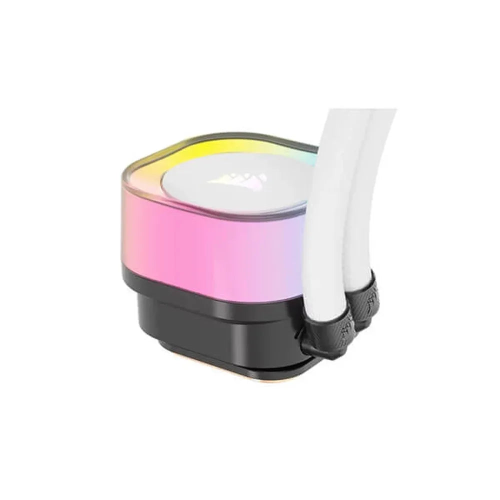 CORSAIR ICUE Link H150i 360mm RGB CPU Liquid Cooler (White) - 6