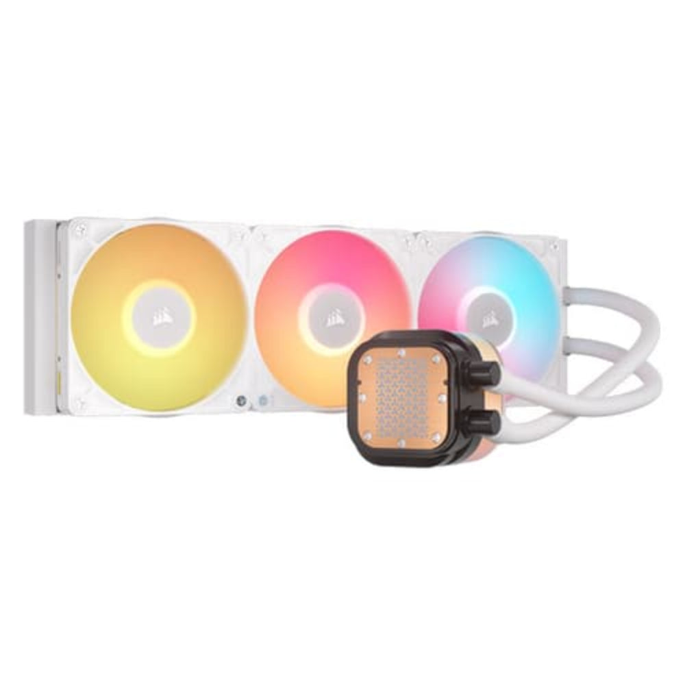 CORSAIR iCUE Link Titan 360 RX LCD RGB 360mm CPU Liquid Cooler ( White ) - 3