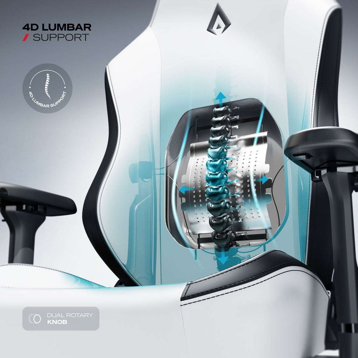 CYBEART Apex Series - Arctic White Chair - image 5