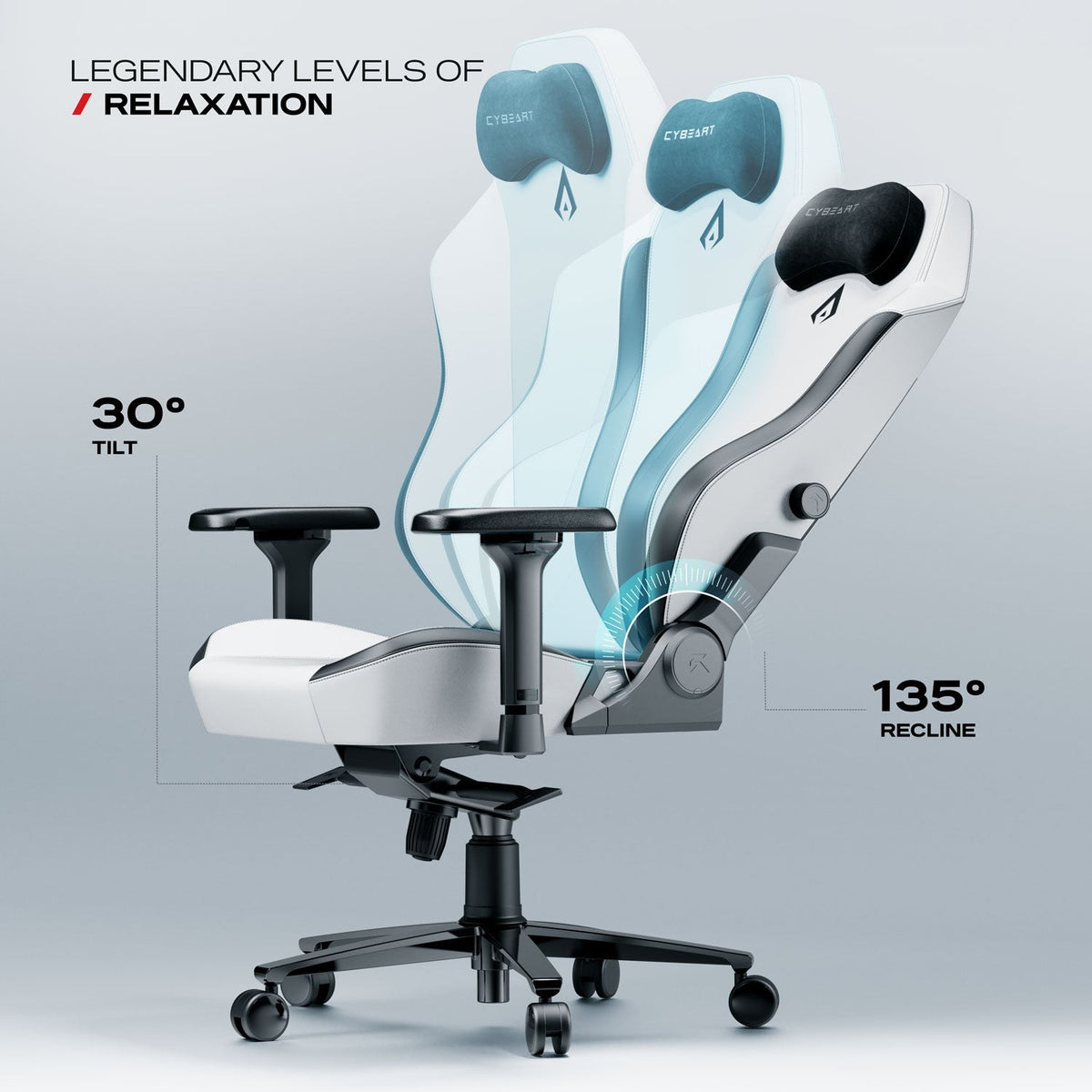CYBEART Apex Series - Arctic White Chair - image 8