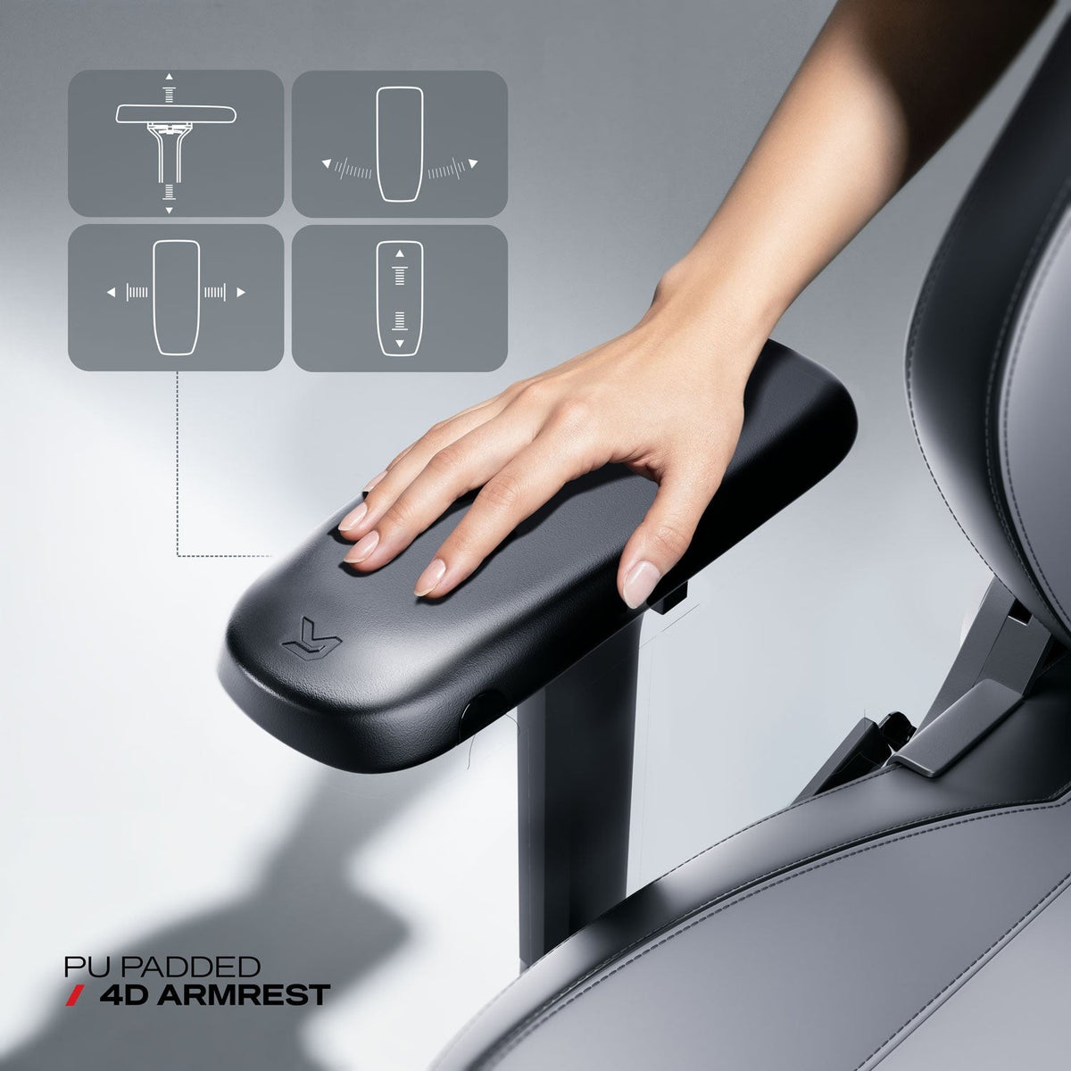 CYBEART Apex Series - X11 Gray Chair (Grey) - image 6