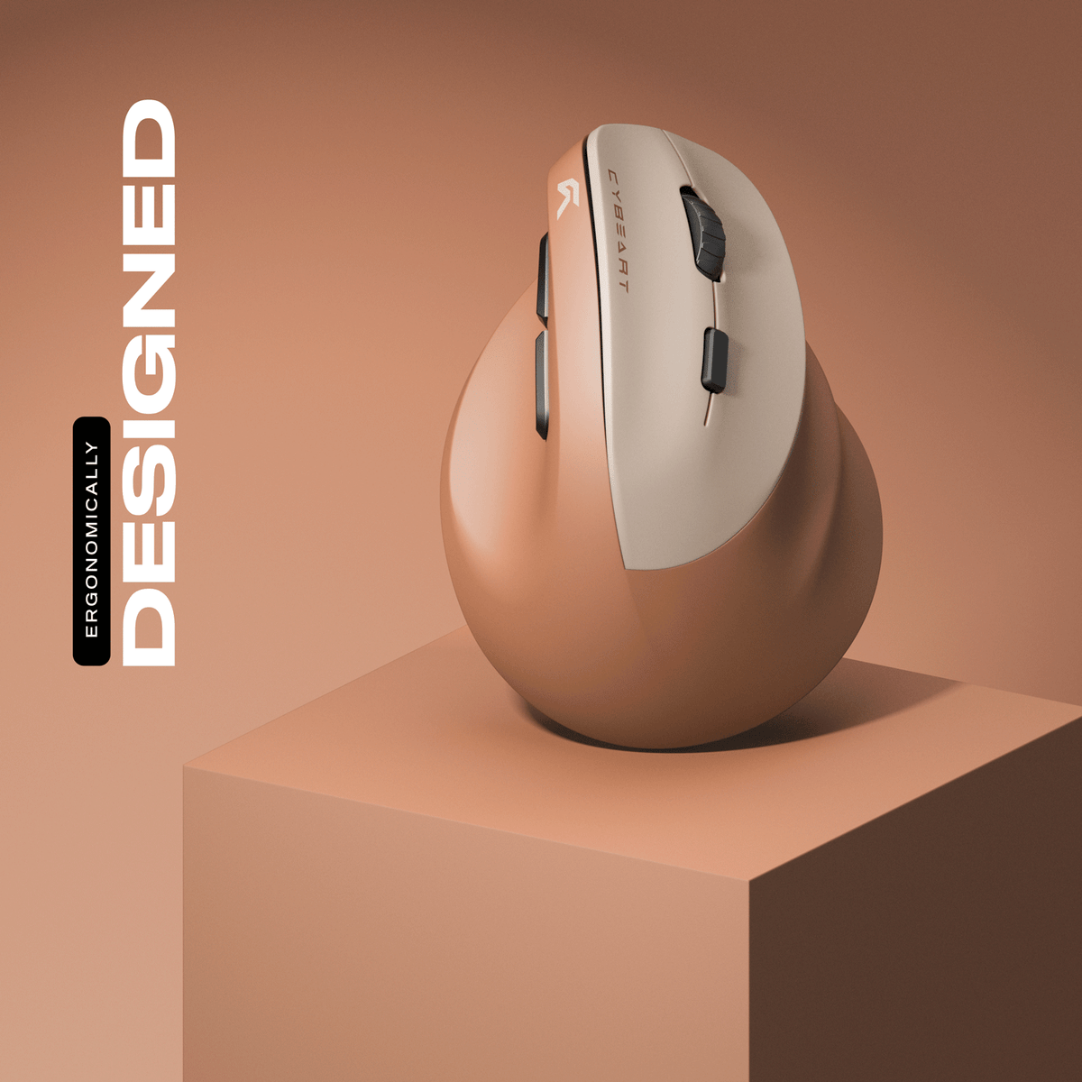 Cybeart Arcus Mocha Wireless Mouse – TechCure India