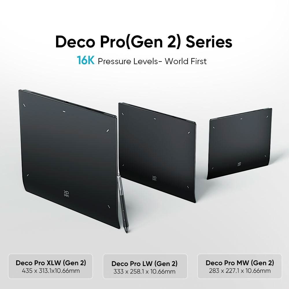XP PEN DECO PRO LW GEN 2 DRAWING TABLET (MT1172B) – TechCure India