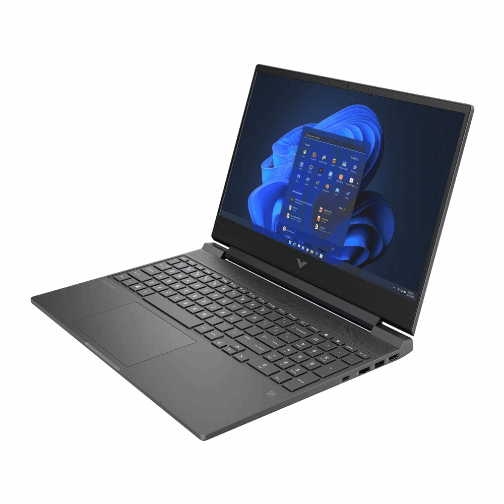 HP Victus 15-FA2495TX 15.6 Inch Gaming Laptop, Intel Core i7-13650HX, 24GB RAM, 512GB SSD, GeForce RTX 4050 6GB, Windows 11 Home, Microsoft Office 2024, Silver – TechCure India