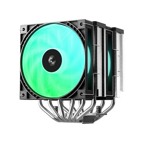 DeepCool AG620 G2 ARGB Dual Tower 120mm CPU Air Cooler (Black) – TechCure India