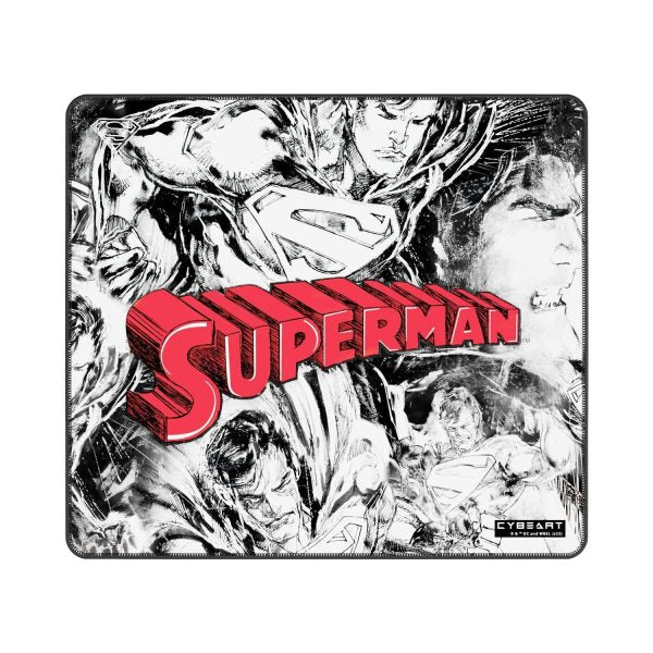 CYBEART | Superman Jim Lee Edition Gaming Mouse Pad | Large Premium Licensed Gaming Mouse Pad (450 x 350 x 4mm / Rapid Series) – TechCure India