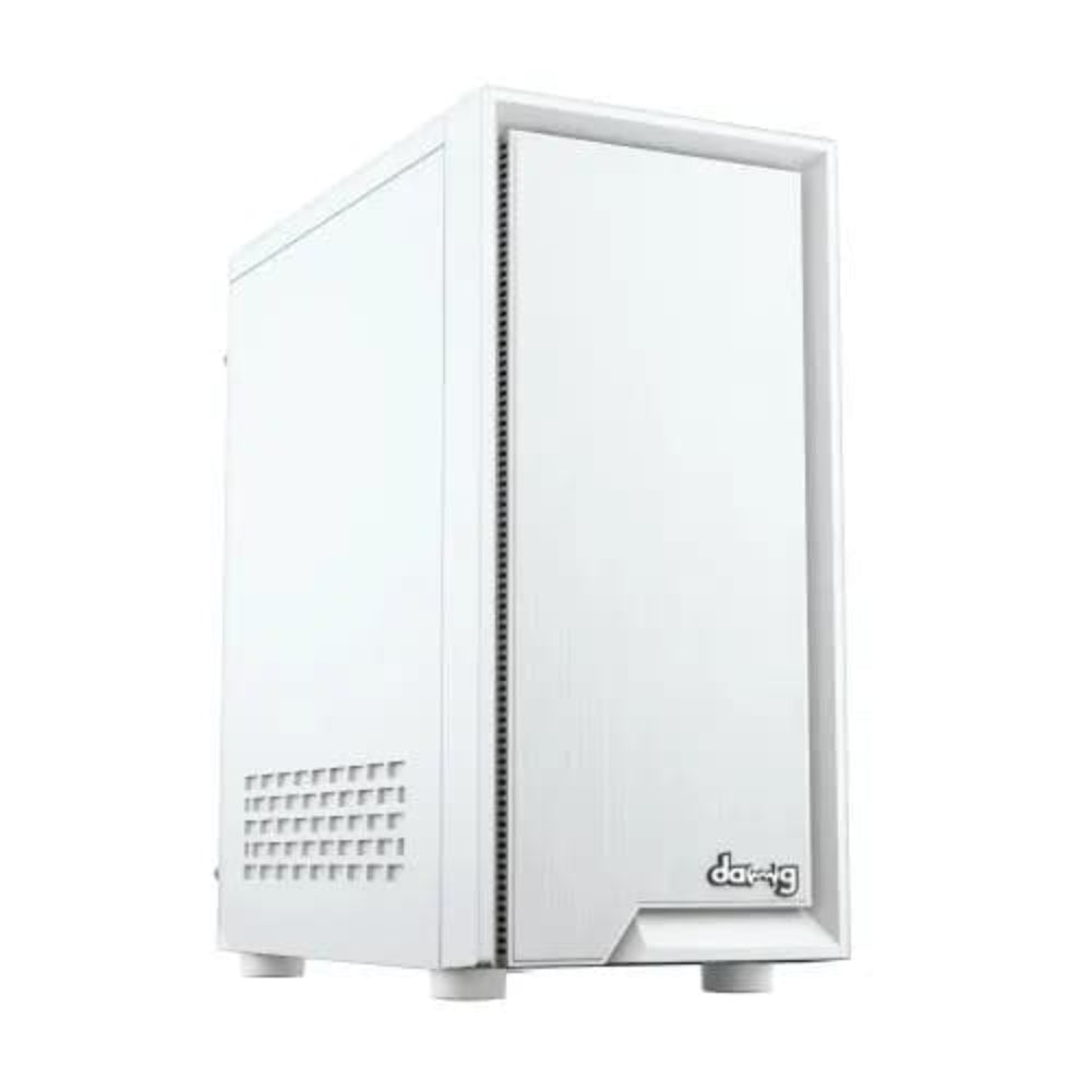 DAWG V 210 ATX Mid Tower Cabinet (White) – TechCure India