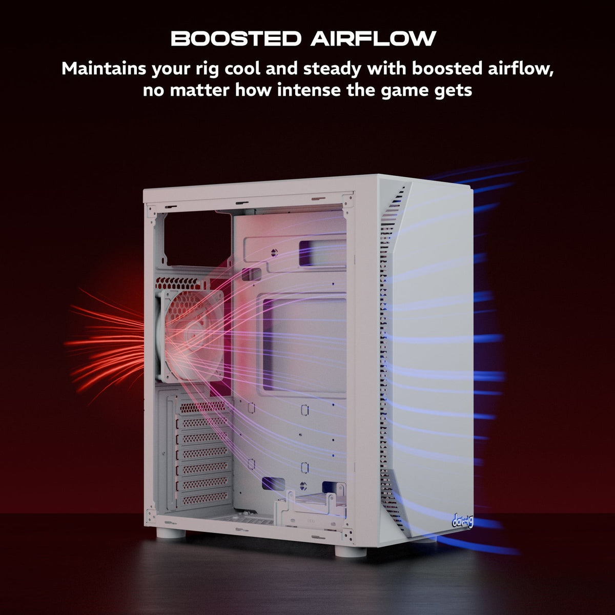 DAWG V 211 ATX Mid Tower Cabinet (Black) - image 5