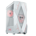 DAWG V 240 ATX Mid Tower Cabinet (White) – TechCure India