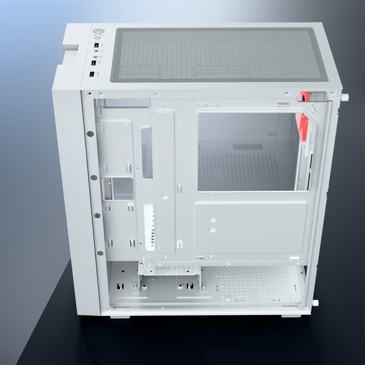 DAWG V 350 MATX Mid Tower Cabinet (Black) – TechCure India