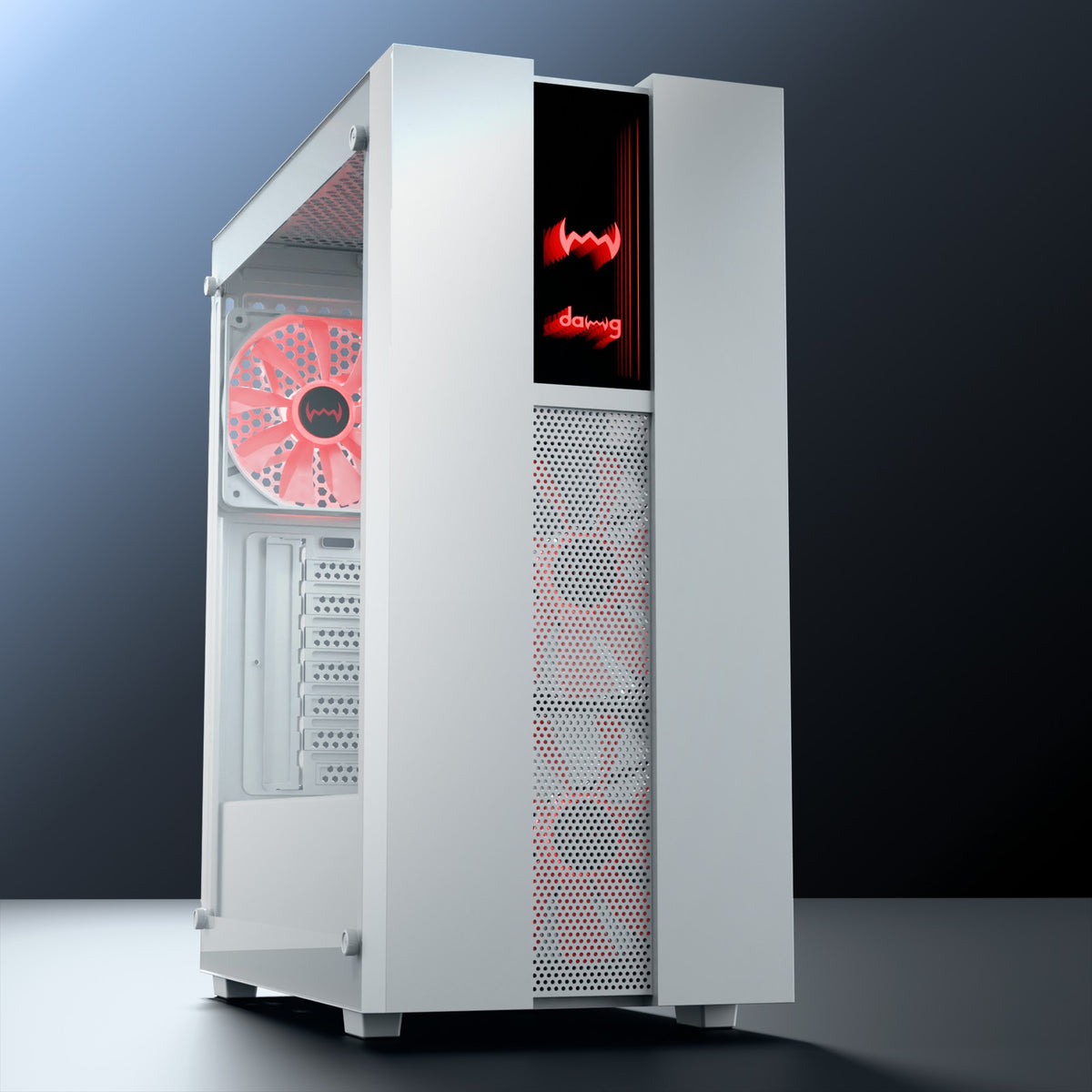 DAWG V 350 MATX Mid Tower Cabinet (Black) – TechCure India