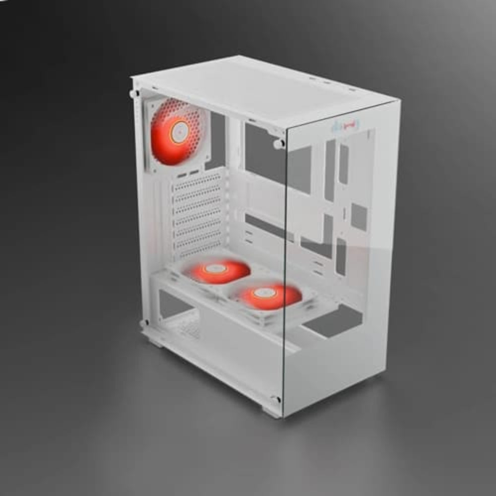 DAWG X 430 ARGB ATX Mid Tower Cabinet (White) – photo 4 – TechCure India