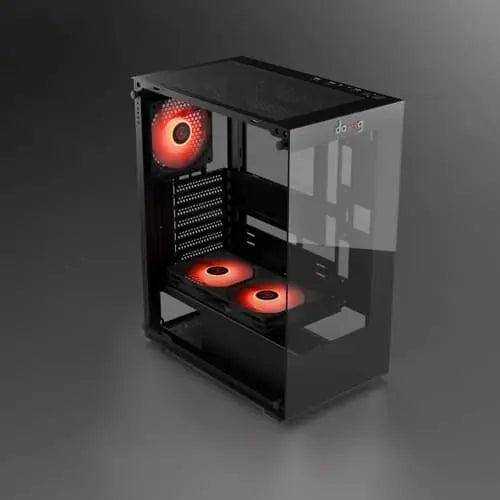 Dawg X 430 ARGB ATX Mid Tower Cabinet (X430-ARGB-BLACK) – TechCure India