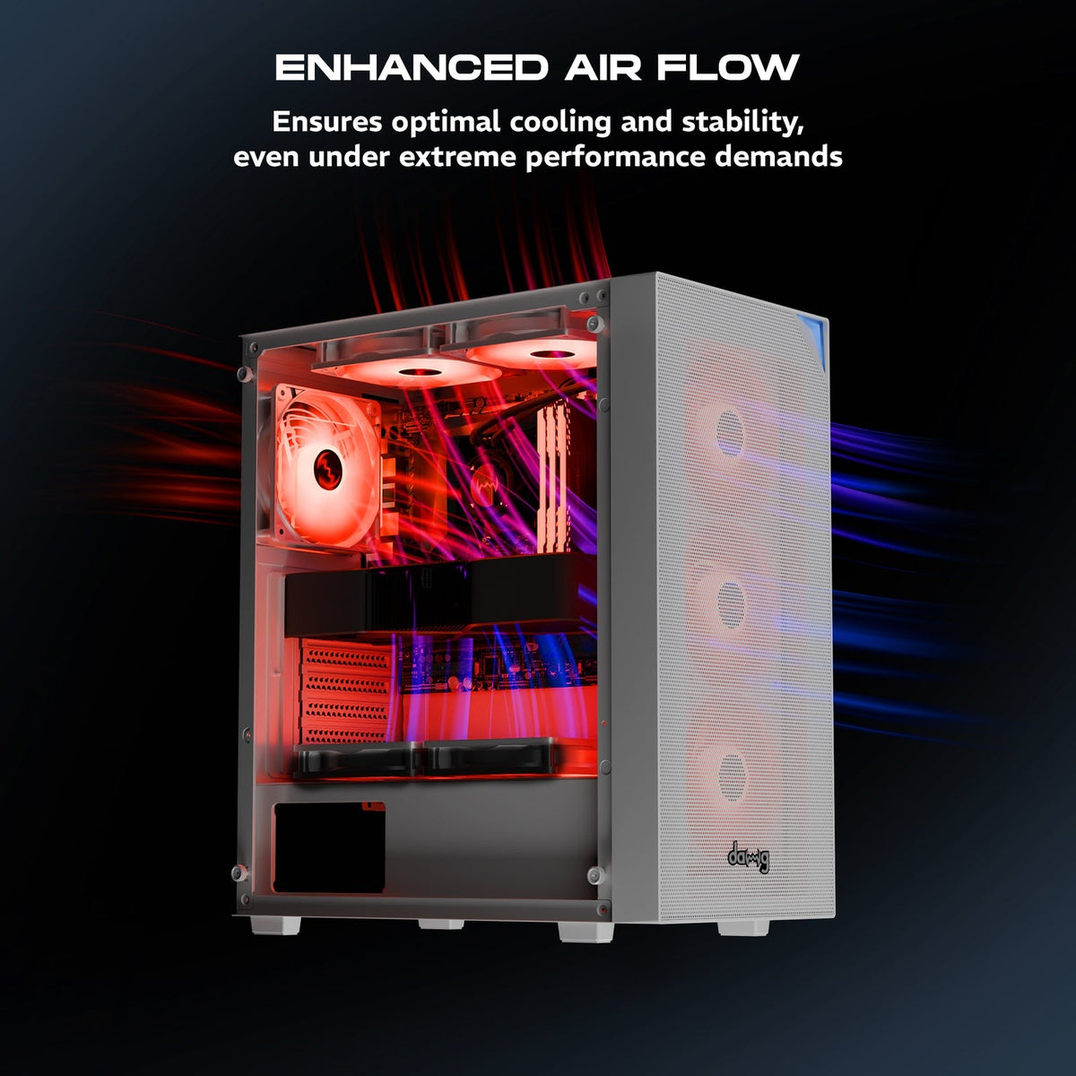 DAWG X 440 ARGB ATX Mid Tower Cabinet ( Black ) - image 4