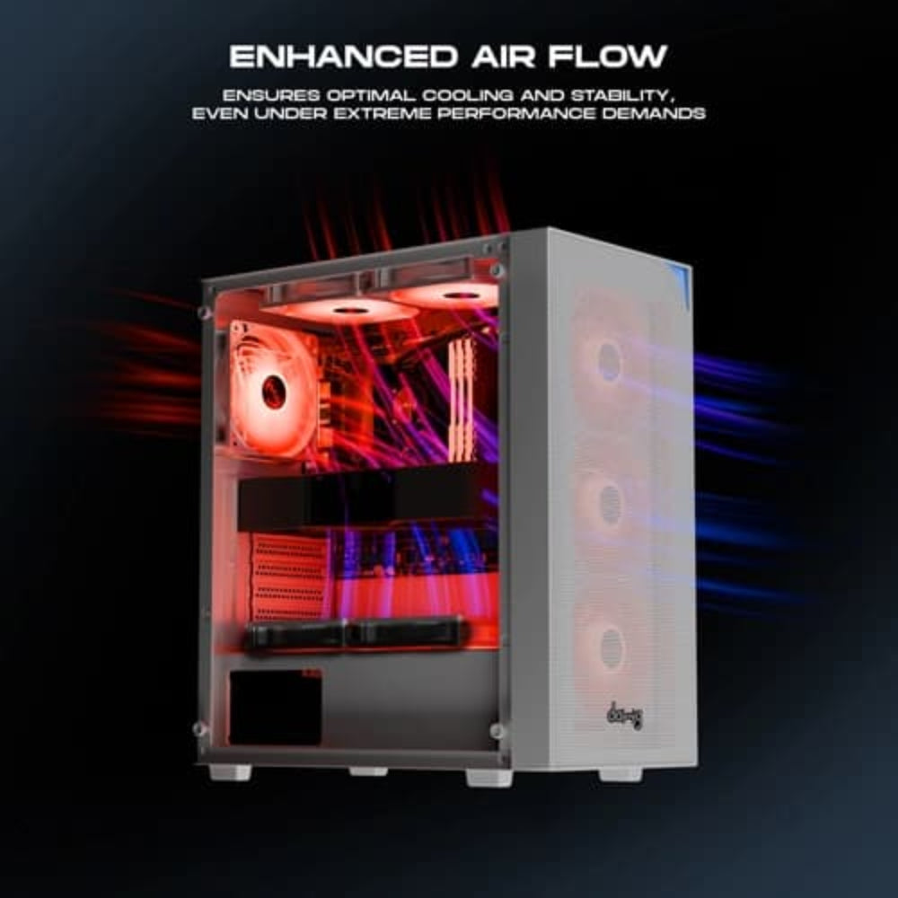 DAWG X 440 ARGB ATX Mid Tower Cabinet ( White ) – photo 5 – TechCure India